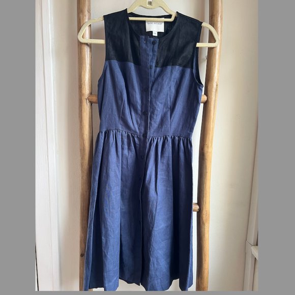 Rachel Antonoff Linen Shirt Dress - Picture 3 of 6